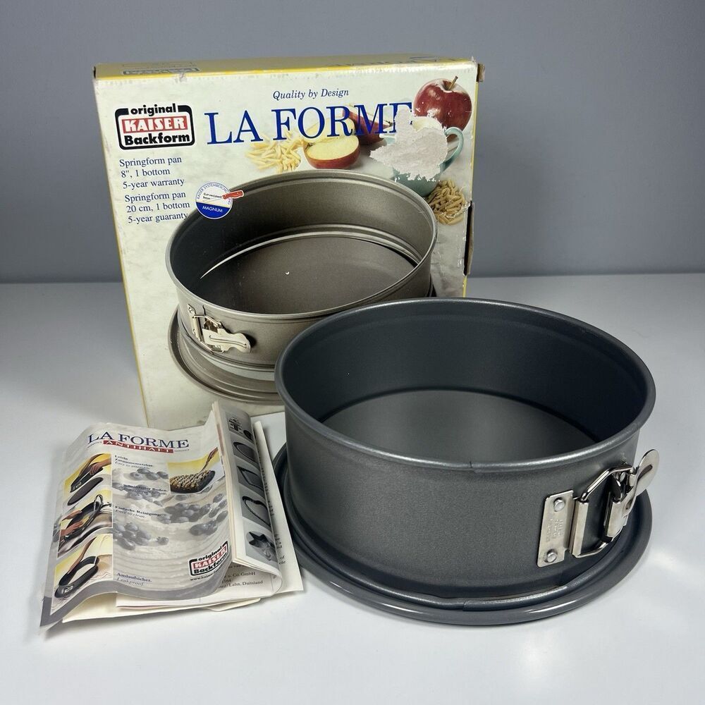 La Forme Nonstick Springform Round 8” 1 Bottom Pan Box Germany